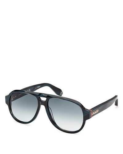 Christian Louboutin Christian Louboutin Pilot Sunglasses, 58mm