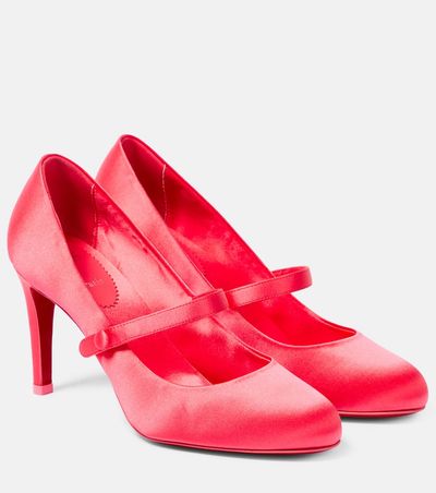 Christian Louboutin Christian Louboutin Pumppie 85 crÃªpe satin pumps