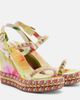 Christian Louboutin Christian Louboutin Pyra Clou embellished espadrille wedges - 1