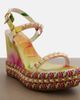 Christian Louboutin Christian Louboutin Pyra Clou embellished espadrille wedges - 6
