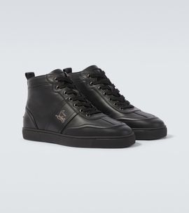 Christian Louboutin Christian Louboutin Retero leather high-top sneakers
