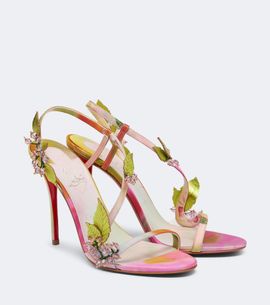 Christian Louboutin Christian Louboutin Rosa Fruit embellished satin sandals