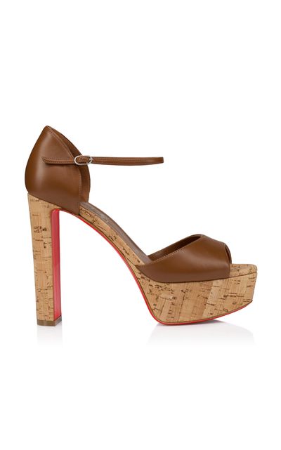 Christian Louboutin Christian Louboutin Sandaloo 130mm Leather Platform Sandals