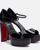 Christian Louboutin Christian Louboutin Sandaloo patent leather platform sandals - 1