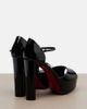 Christian Louboutin Christian Louboutin Sandaloo patent leather platform sandals - 3