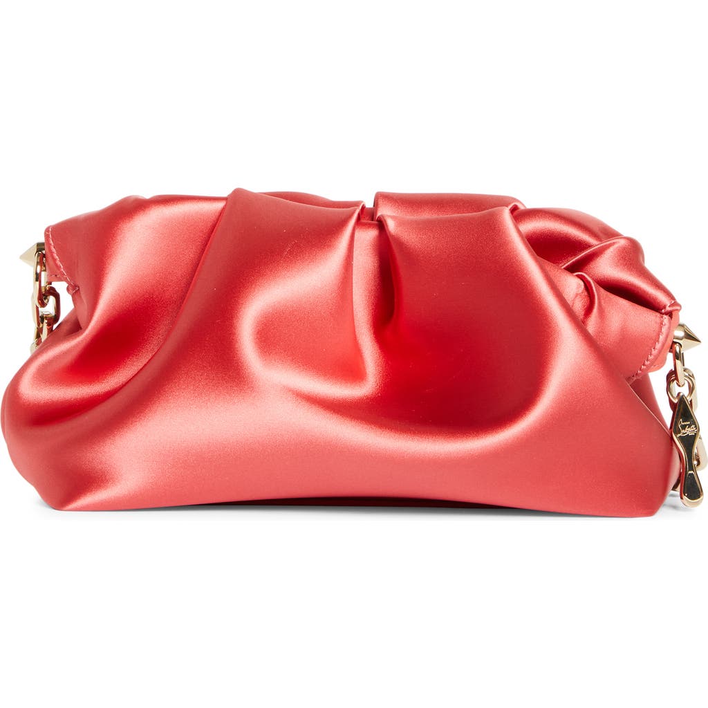 Christian Louboutin Christian Louboutin Small Eva Neoprene Satin Clutch