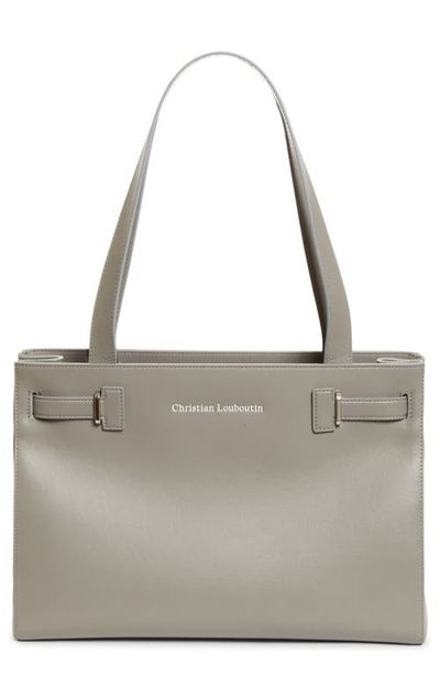 Christian Louboutin Christian Louboutin Small Tactical Leather East/West Tote