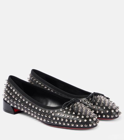 Christian Louboutin Christian Louboutin Spiked leather ballet flats