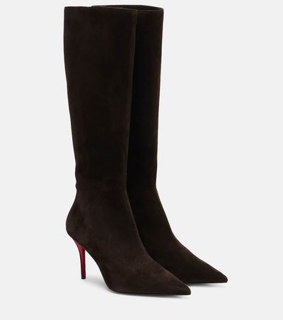Christian Louboutin Christian Louboutin Suede knee-high boots