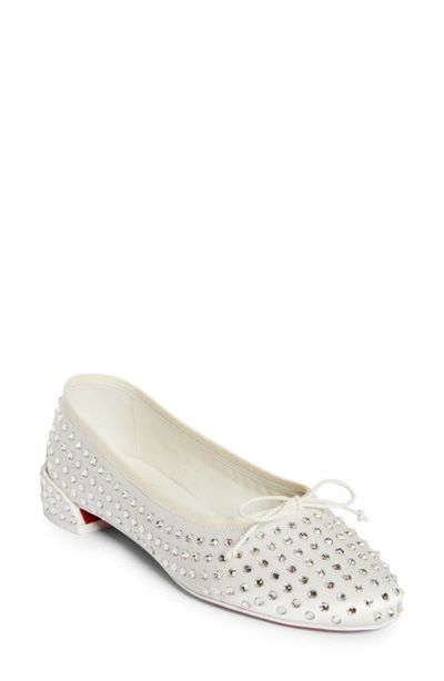 Christian Louboutin Christian Louboutin Sweetie Jane Crystal Embellished Ballerina Flat