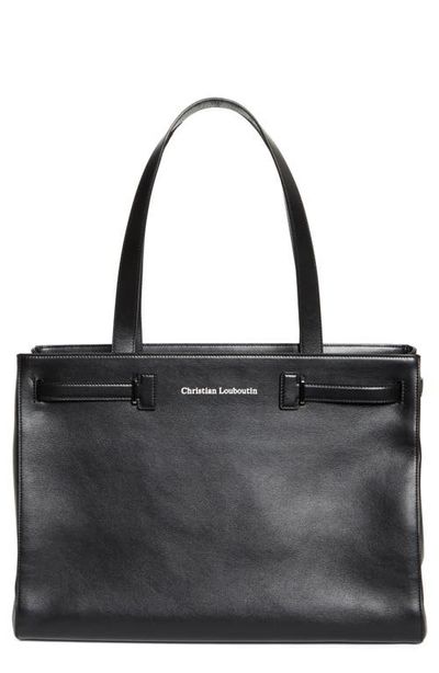 Christian Louboutin Christian Louboutin Tactical East/West Leather Tote