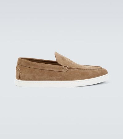 Christian Louboutin Christian Louboutin Varsiboat suede boat shoes
