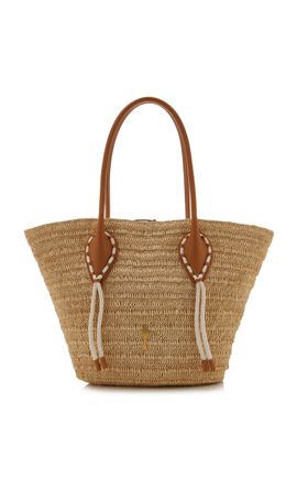 Christian Louboutin Christian Louboutin Venus Large Raffia Basket Tote