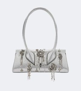 Christian Louboutin Christian Louboutin Venus Small embellished leather shoulder bag