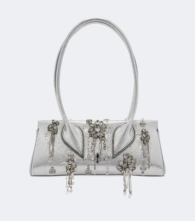 Christian Louboutin Christian Louboutin Venus Small embellished leather shoulder bag