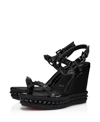 Christian Louboutin Christian Louboutin Women's Pyraclou 110 mm Sandals Espadrilles
