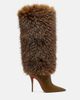 Christian Louboutin Christian Louboutin Yangzee 100 leather knee-high boots - 5