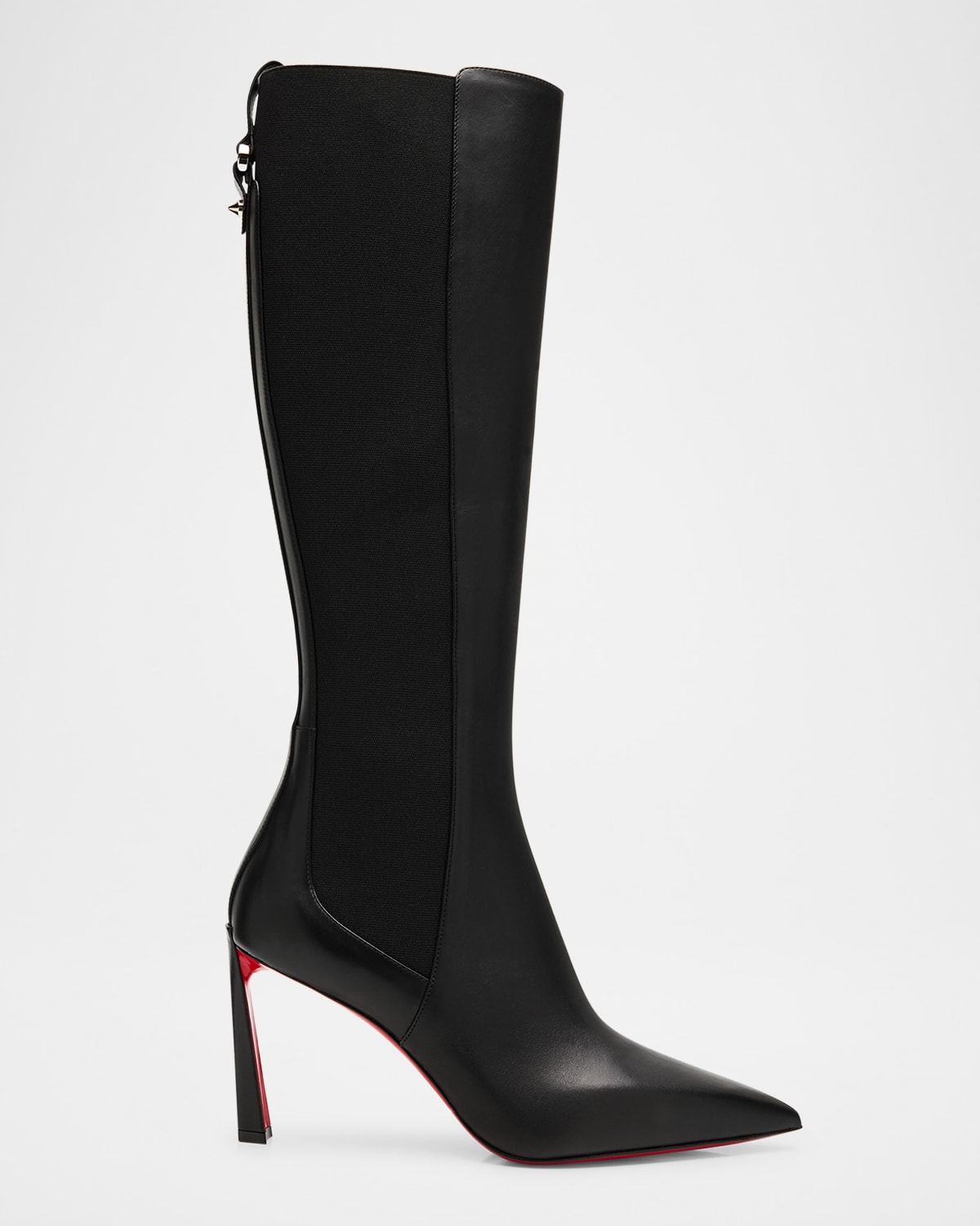 Christian Louboutin - Condodo Leather Red Sole Knee-High Boots