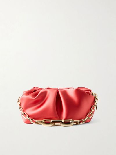 CHRISTIAN LOUBOUTIN Eva small satin clutch