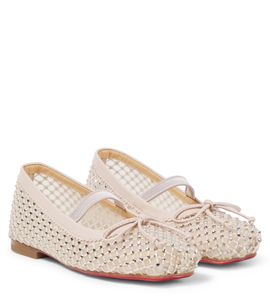 Christian Louboutin Kids Christian Louboutin Kids Baballet embellished ballet flats
