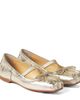Christian Louboutin Kids Christian Louboutin Kids Baballet metallic leather ballet flats - 1