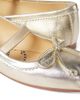 Christian Louboutin Kids Christian Louboutin Kids Baballet metallic leather ballet flats - 5