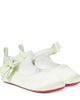 Christian Louboutin Kids Christian Louboutin Kids Baby Lou Babe crêpe satin ballet flats - 1