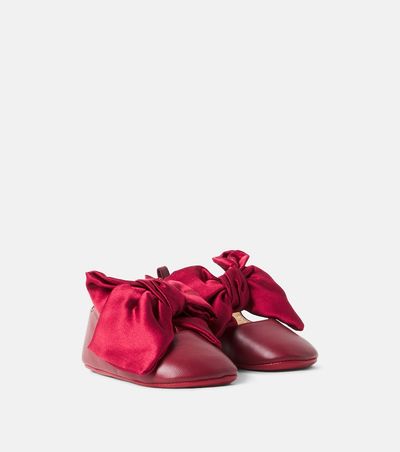 Christian Louboutin Kids Christian Louboutin Kids Baby Lou Babe leather ballet flats
