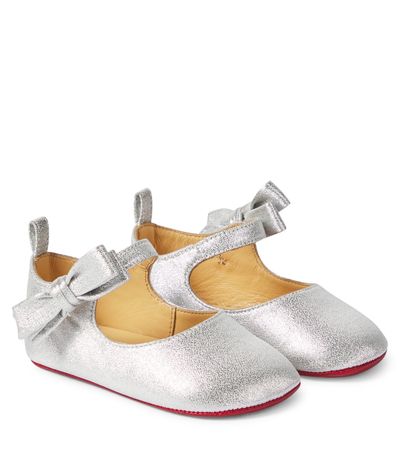 Christian Louboutin Kids Christian Louboutin Kids Baby Lou Babe leather Mary Jane flats