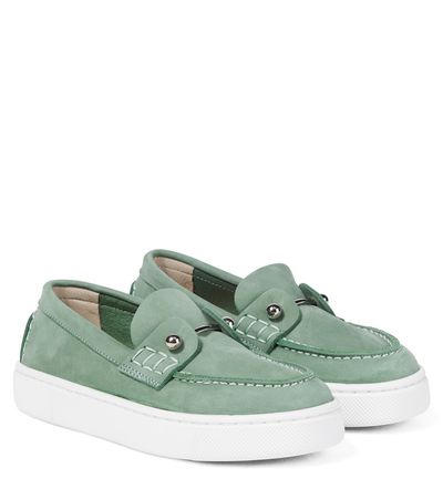 Christian Louboutin Kids Christian Louboutin Kids Chambelikid leather boat shoes