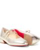 Christian Louboutin Kids Christian Louboutin Kids Jane Fille metallic leather Mary Jane flats - 5