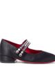 Christian Louboutin Kids Christian Louboutin Kids Jane Fille satin crêpe Mary Jane flats - 4