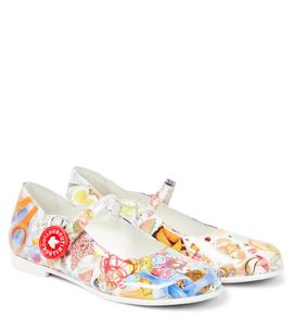 Christian Louboutin Kids Christian Louboutin Kids Melobib patent leather Mary Jane flats