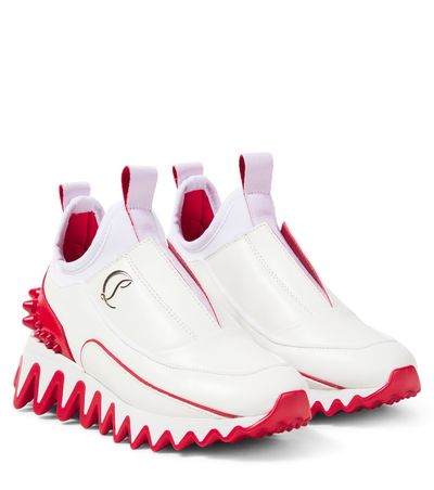 Christian Louboutin Kids Christian Louboutin Kids Mini Sharkyloub slip-on sneakers