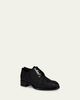 Christian Louboutin Men's Chambeliss Night Strass Jacquard Derby Shoes - 2