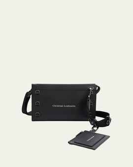 Christian Louboutin Men's Kosmica Mini Leather Crossbody Bag