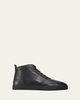 Christian Louboutin Men's Retero High-Top Sneakers in Leather - 1