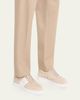 Christian Louboutin Men's Retero Nubuck Leather Low-Top Sneakers - 2