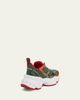 Christian Louboutin Men's So Flo Mesh & Snakeskin Runner Sneakers - 2