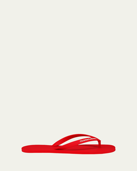 Christian Louboutin Men's The Christian Louboutin Logo Flip-Flops