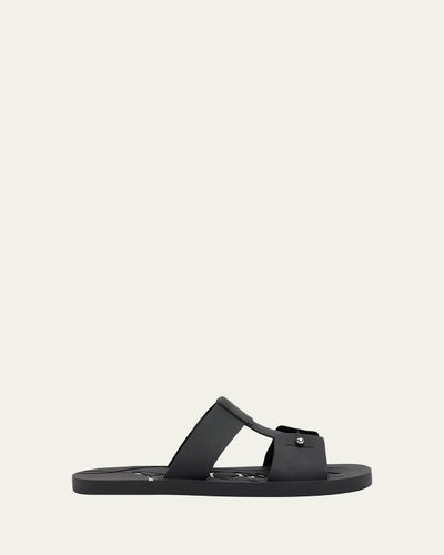Christian Louboutin Men's Zakouski Flat Rubber Sandals
