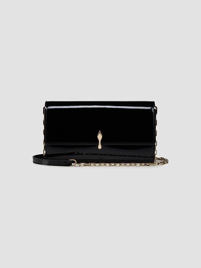 Christian Louboutin Women's Bettina Patent Leather Chain Wallet
