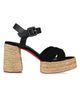 Christian Louboutin Women's Calakala 70MM Suede Platforms - 5