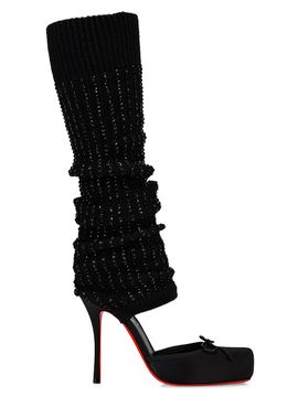 Christian Louboutin Women's Cassia Annmac 100MM Satin Pumps