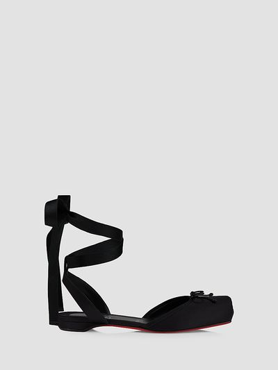 Christian Louboutin Women's Cassia Lace Up Flats