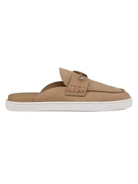 Christian Louboutin Women's Chanme Suede Mule Boat Shoes