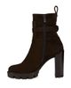 Christian Louboutin Women's Dianouchette Lug 100MM Suede Booties - 4
