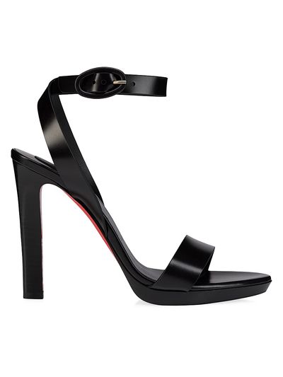 Christian Louboutin Women's Fanny 120MM Leather Sandals