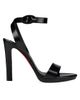 Christian Louboutin Women's Fanny 120MM Leather Sandals - 5