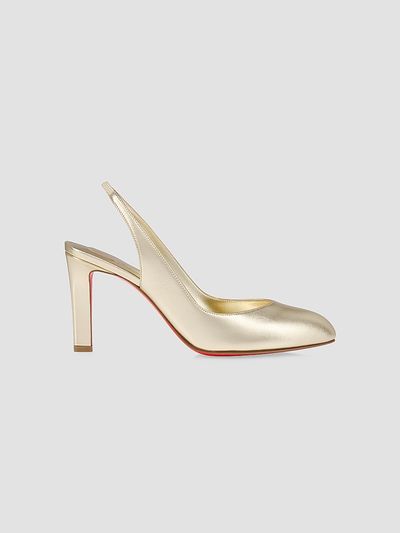 Christian Louboutin Women's Fannylove 85MM Slingback Heels